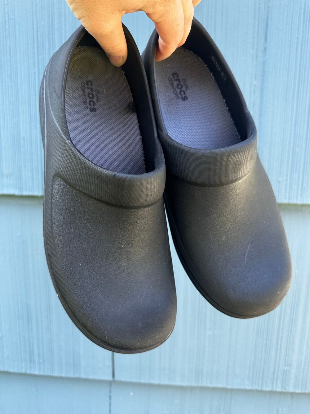 Crocs Women's 8 Black Neria Pro II Clog Waterproof Slip Resistant